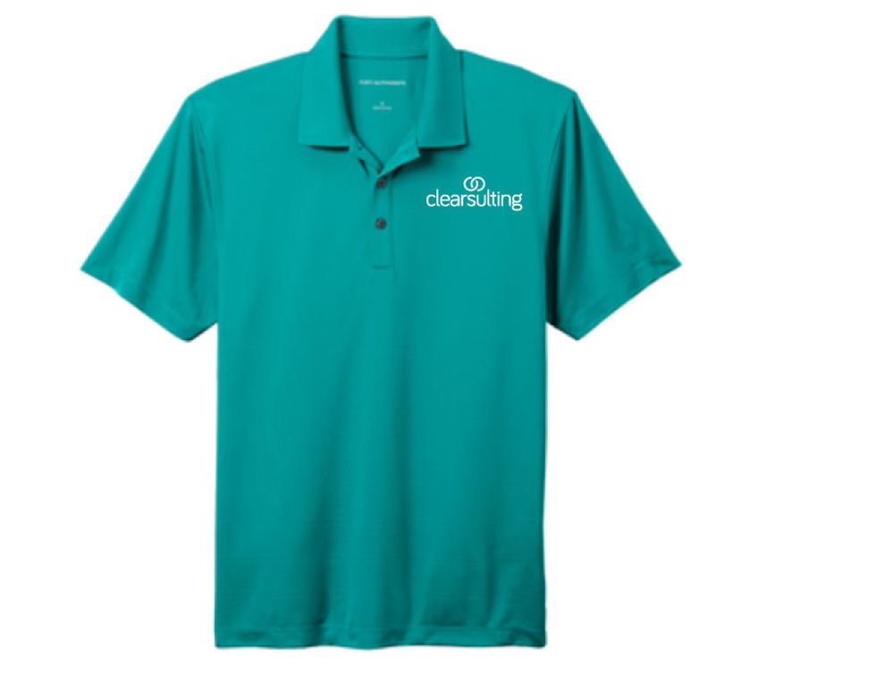 (Green) Port Authority® Eclipse Stretch Polo