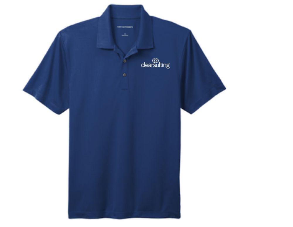 (Blue) Port Authority® Eclipse Stretch Polo